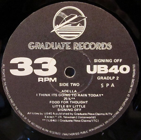 UB40 - Signing Off
