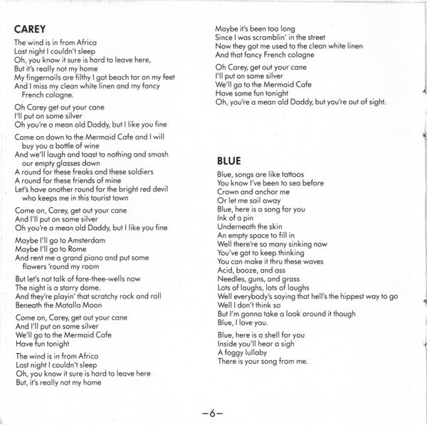 Joni Mitchell - Blue