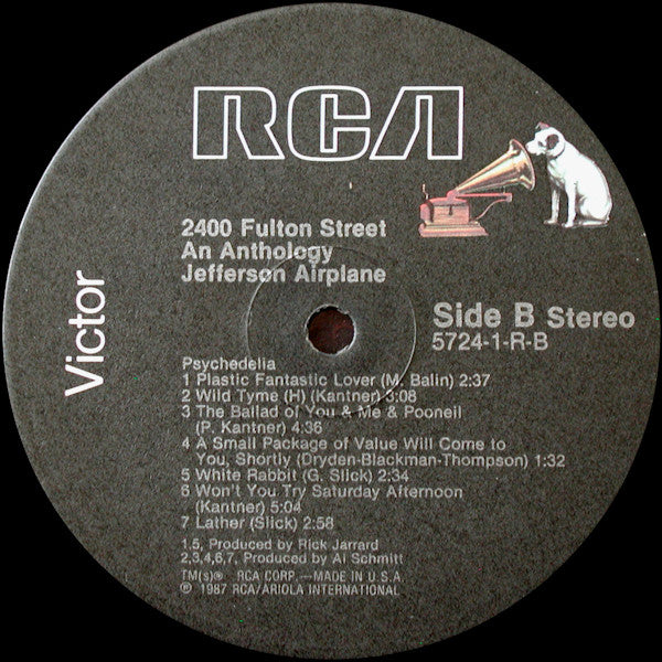 Jefferson Airplane - 2400 Fulton Street