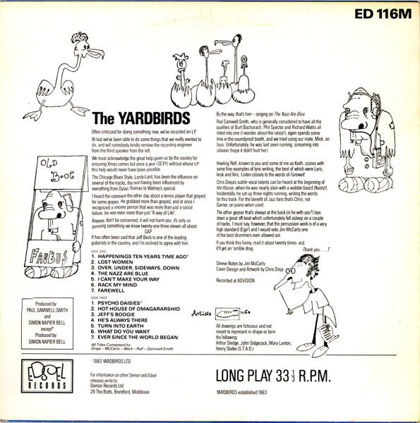 The Yardbirds - Roger The Engineer