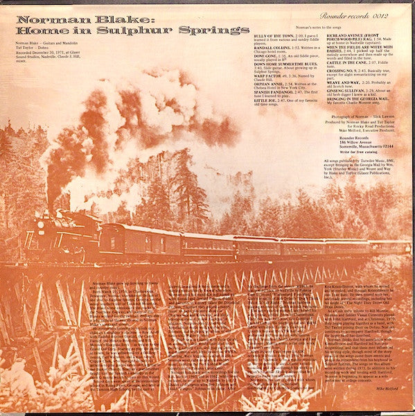 Norman Blake (2) - Home In Sulphur Springs