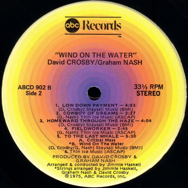 Crosby & Nash - Wind On The Water