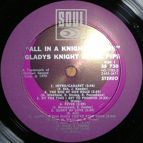 Gladys Knight And The Pips - All In A Knight's Work