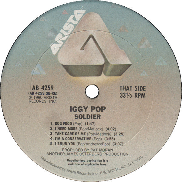 Iggy Pop - Soldier