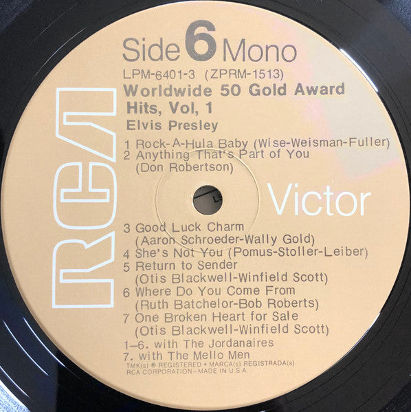 Elvis Presley - Worldwide 50 Gold Award Hits, Vol. 1