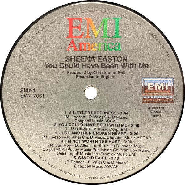 Sheena Easton - You Could Have Been With Me
