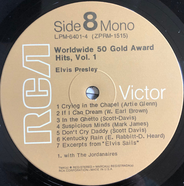 Elvis Presley - Worldwide 50 Gold Award Hits, Vol. 1