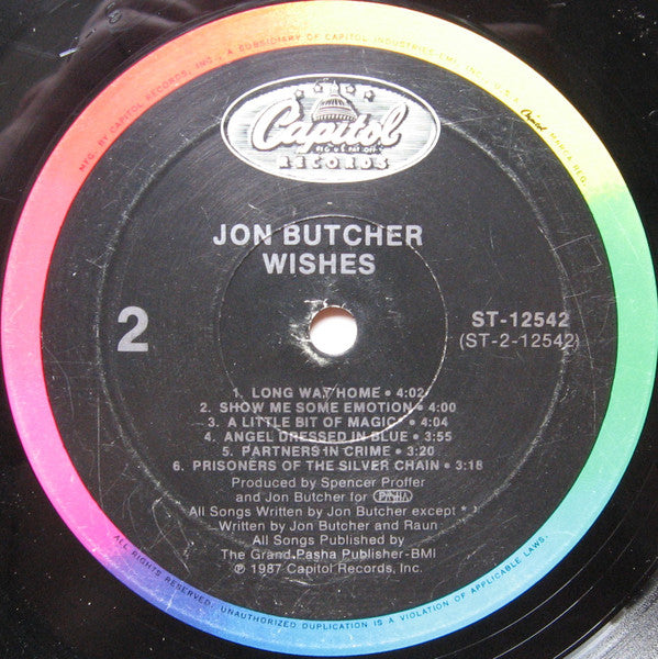 Jon Butcher - Wishes