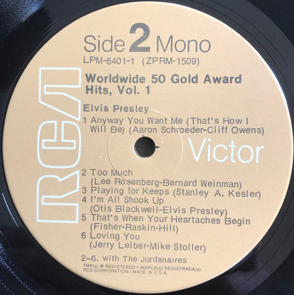Elvis Presley - Worldwide 50 Gold Award Hits, Vol. 1