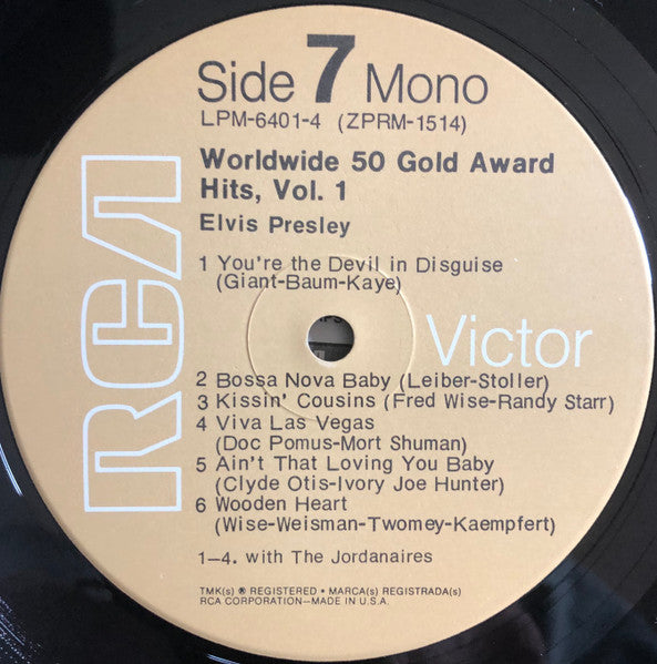 Elvis Presley - Worldwide 50 Gold Award Hits, Vol. 1