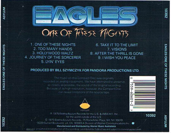 Eagles - One Of These Nights