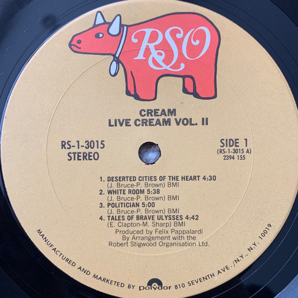 Cream (2) - Live Cream Volume II