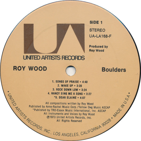 Roy Wood - Boulders
