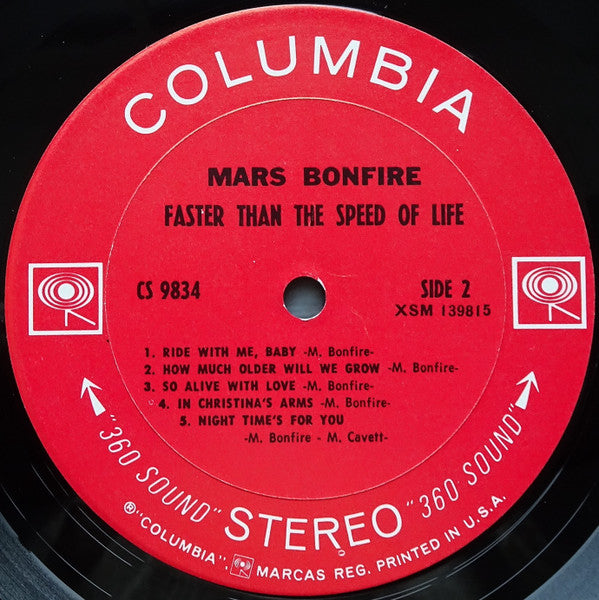 Mars Bonfire - Faster Than The Speed Of Life