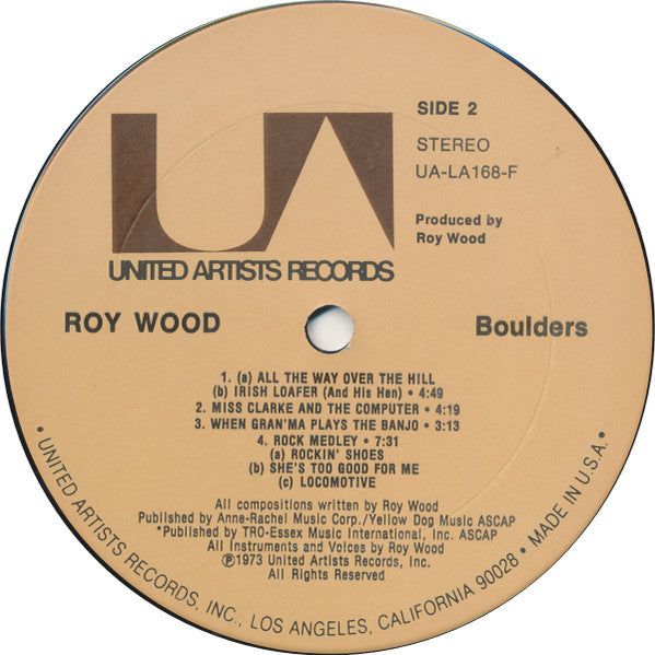 Roy Wood - Boulders