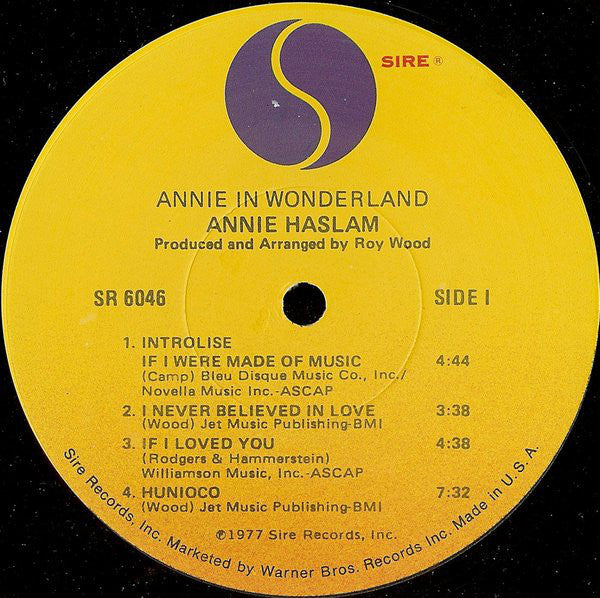 Annie Haslam - Annie In Wonderland