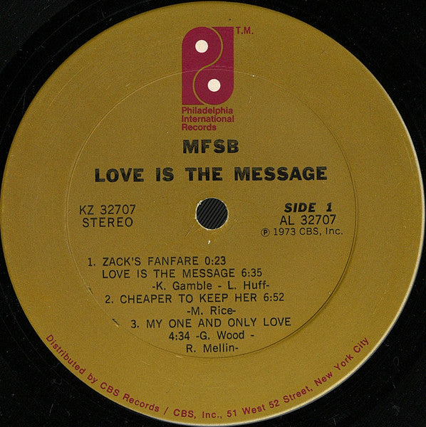 MFSB - Love Is The Message