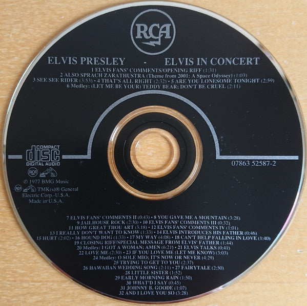 Elvis Presley - Elvis In Concert