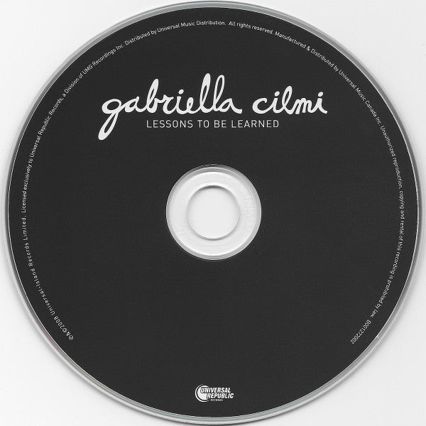 Gabriella Cilmi - Lessons To Be Learned