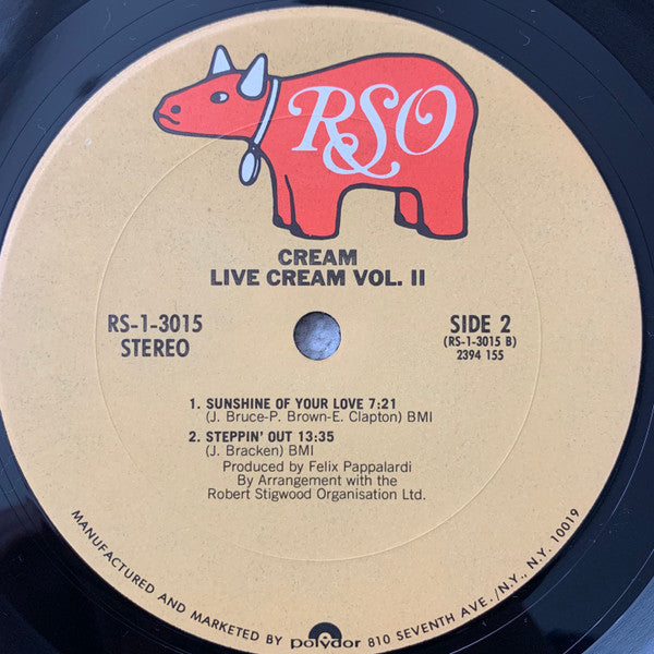 Cream (2) - Live Cream Volume II