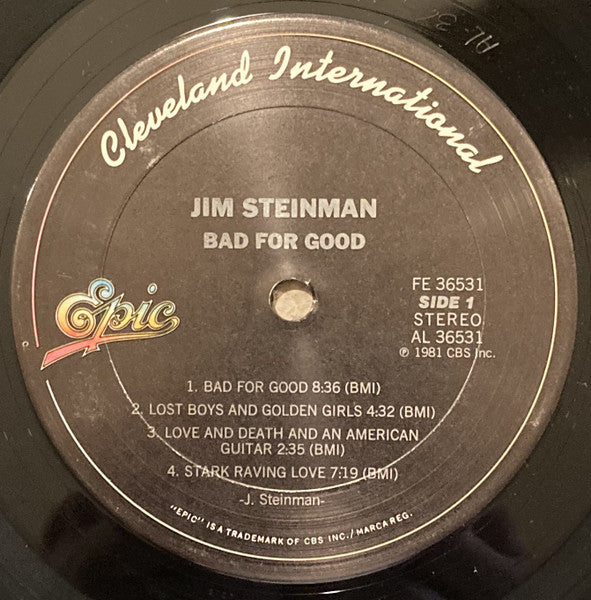 Jim Steinman - Bad For Good