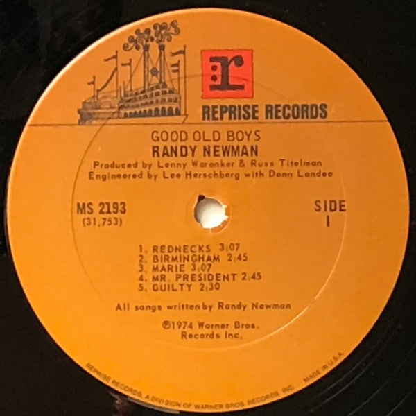 Randy Newman - Good Old Boys