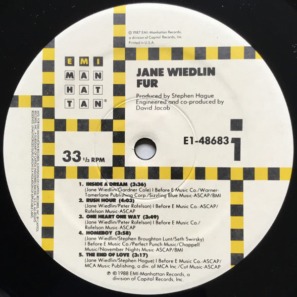 Jane Wiedlin - Fur