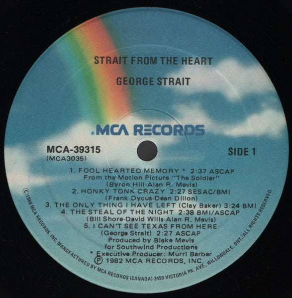 George Strait - Strait From The Heart