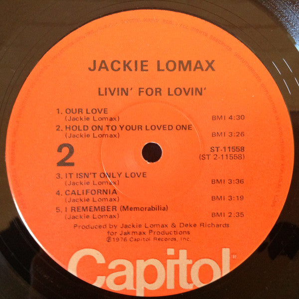 Jackie Lomax - Livin' For Lovin'