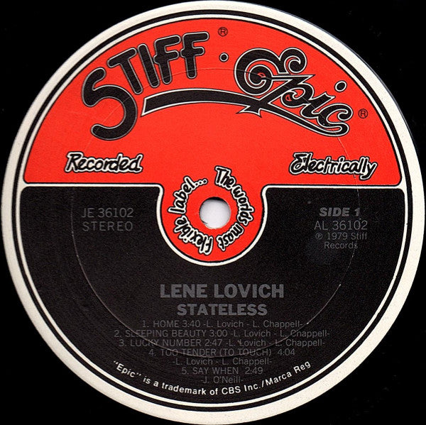 Lene Lovich - Stateless