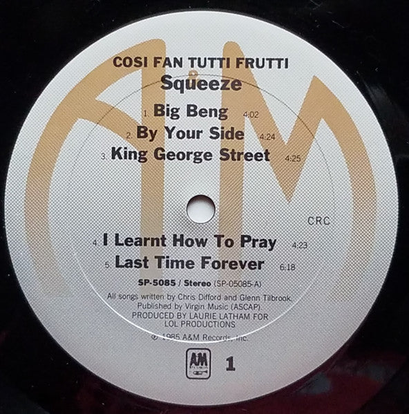 Squeeze (2) - Cosi Fan Tutti Frutti