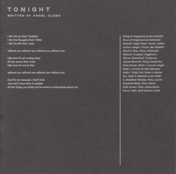 Angel Olsen - All Mirrors
