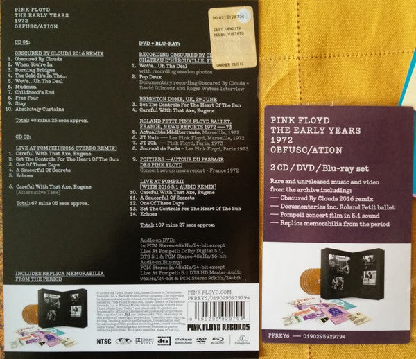 Pink Floyd - The Early Years 1972 Obfusc/ation