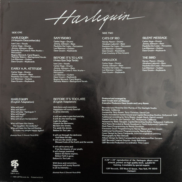 Dave Grusin - Harlequin