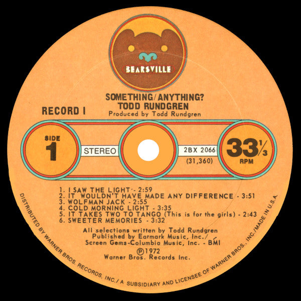 Todd Rundgren - Something / Anything?