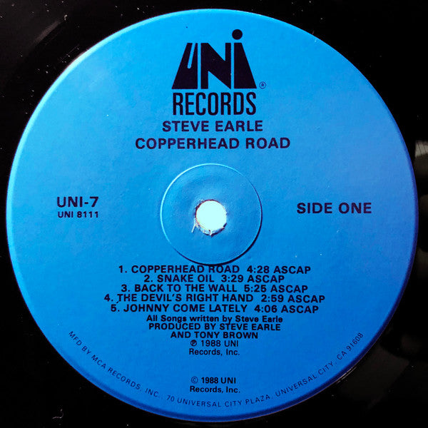 Steve Earle - Copperhead Road