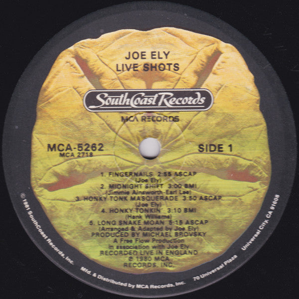 The Joe Ely Band - Live Shots