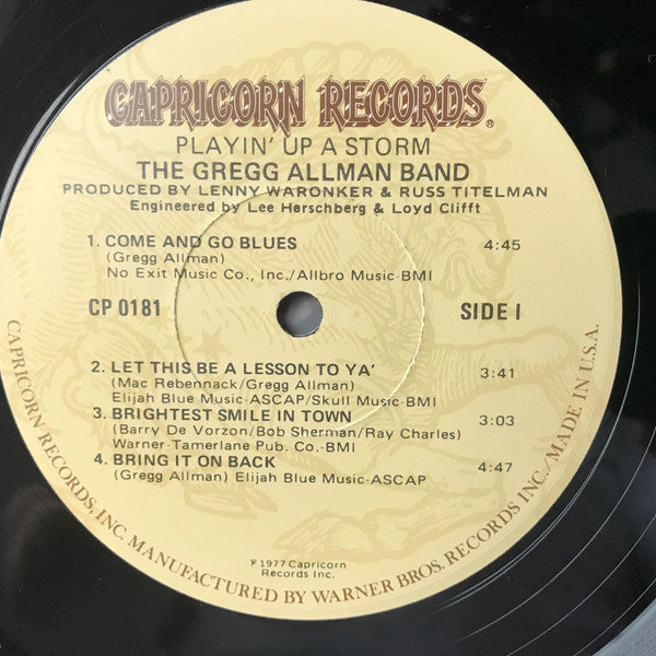 The Gregg Allman Band - Playin' Up A Storm
