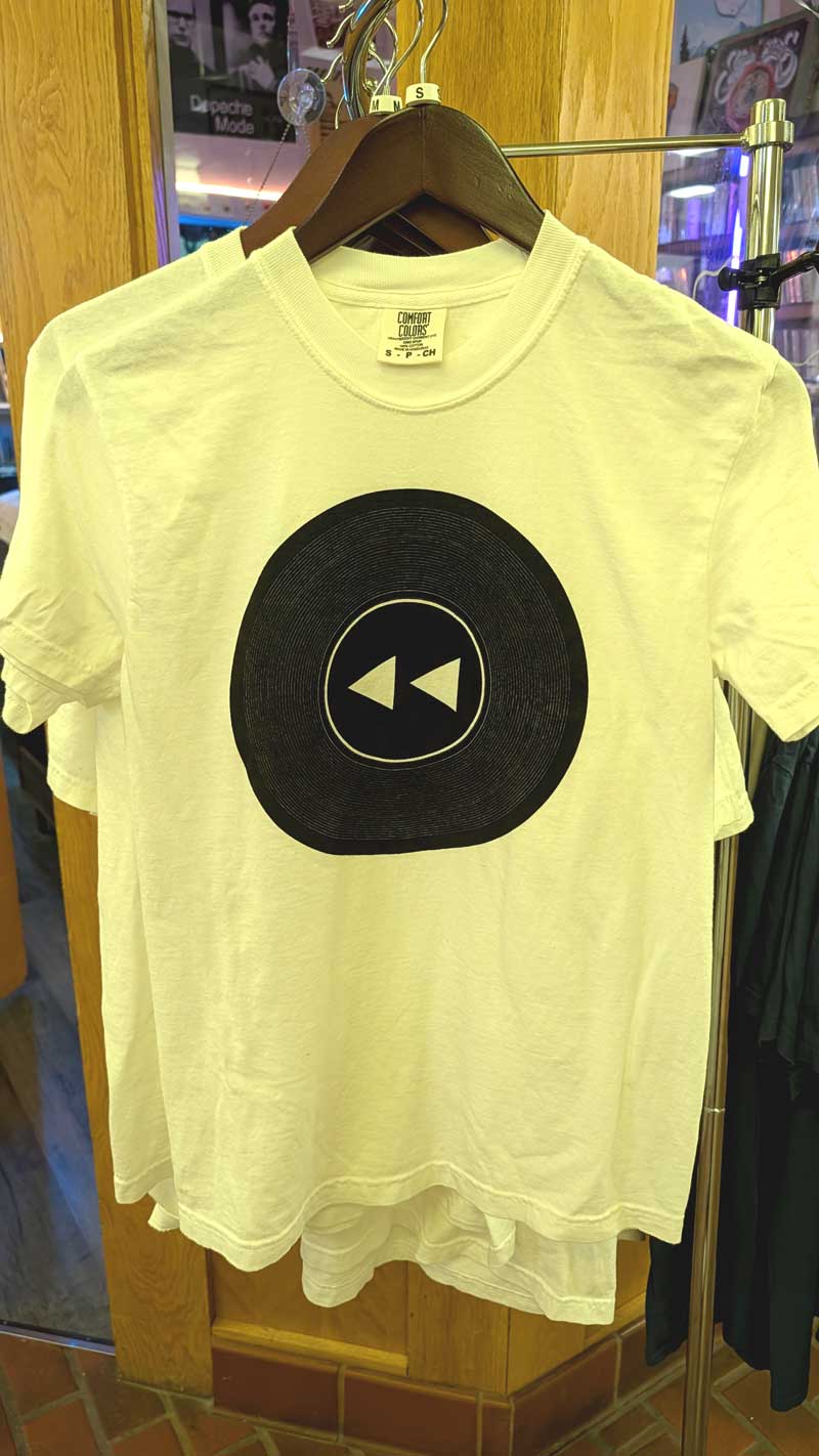 Rewind Records Vinyl Tee