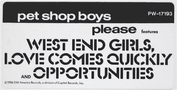 Pet Shop Boys - Please