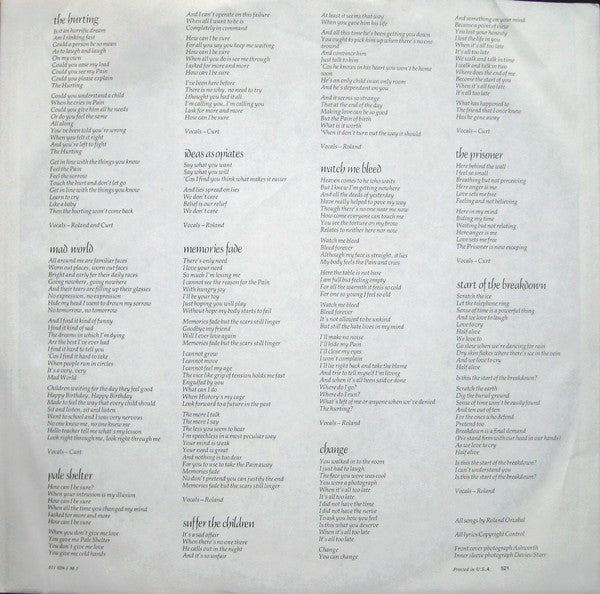 Tears For Fears - The Hurting