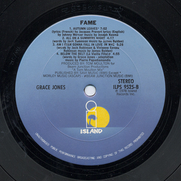 Grace Jones - Fame