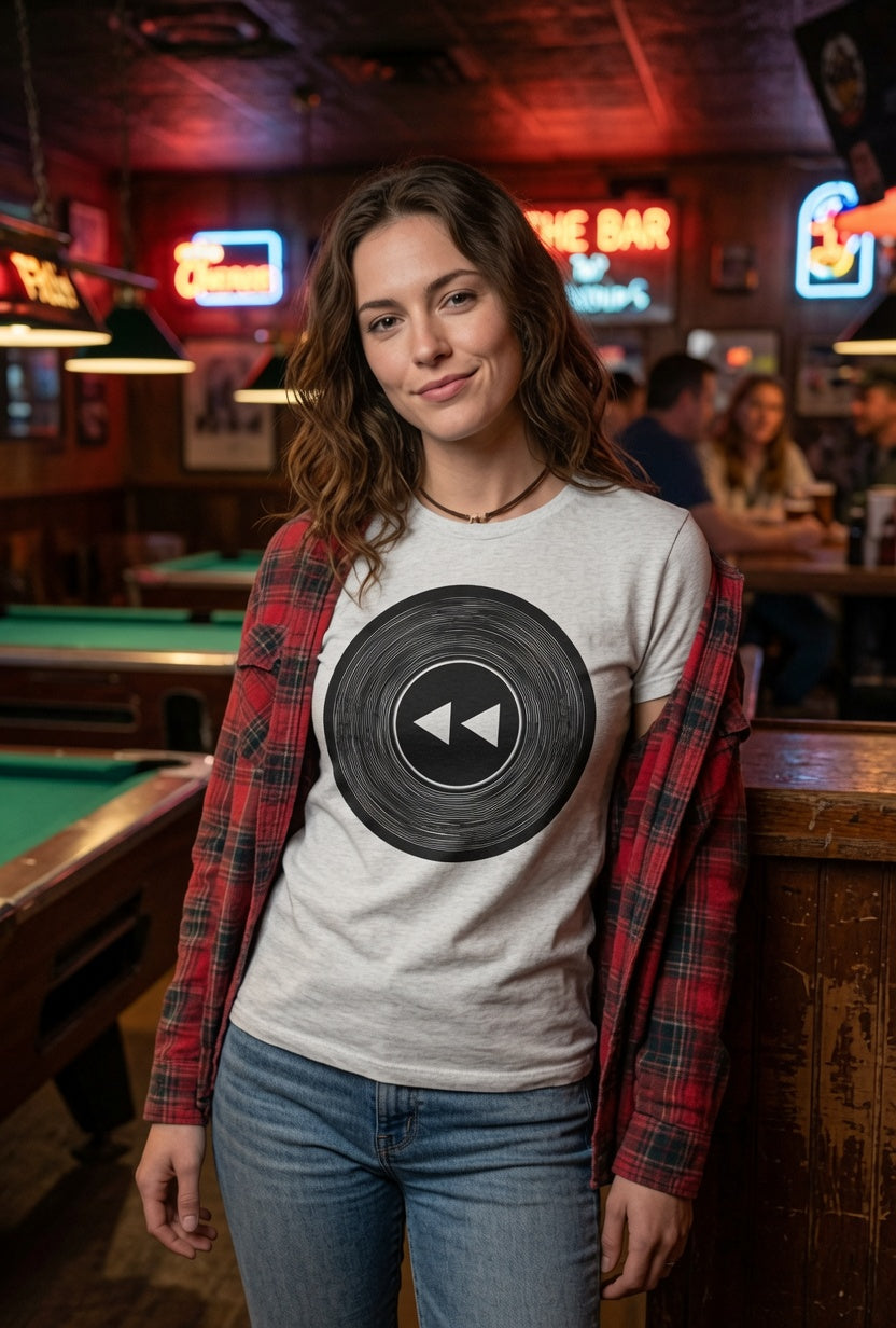 Rewind Records Vinyl Tee